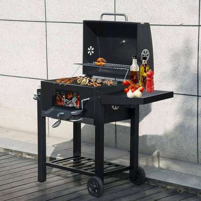 Barbecue grillade 2niveaux  avec deux table rabattable image 5