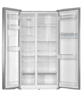 REFRIGERATEUR ROCH SIDE BY SIDE 2PORTES AVEC FONTAINE GRIS image 2