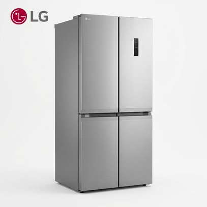 LG réfrigérateur 4 portes inox grand volume écran digital image 3
