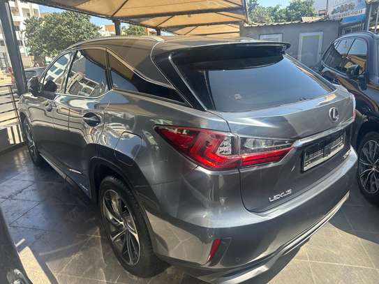 Lexus Rx450h 2021 gris Interieur cuir image 5