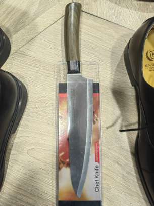Couteau de chef professionnel lame inox manche ergonomique image 6