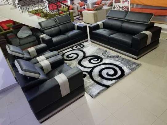 Salon 7places en similicuir et en tissu image 8