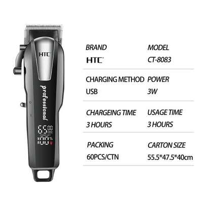 HTC - Tondeuse à cheveux professionnelle puissante image 13