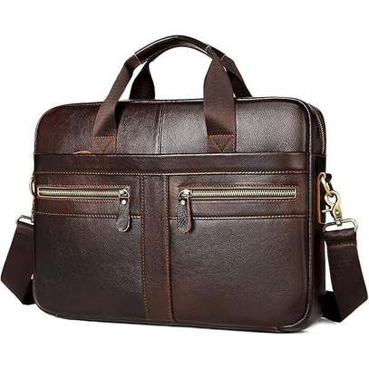Sac d'ordinateur en Cuir véritable homme image 10