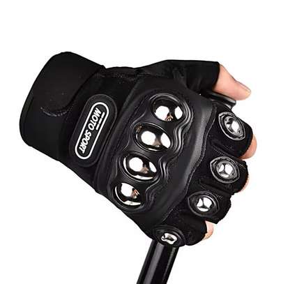 Gants de moto tactiques en acier et laiton image 2