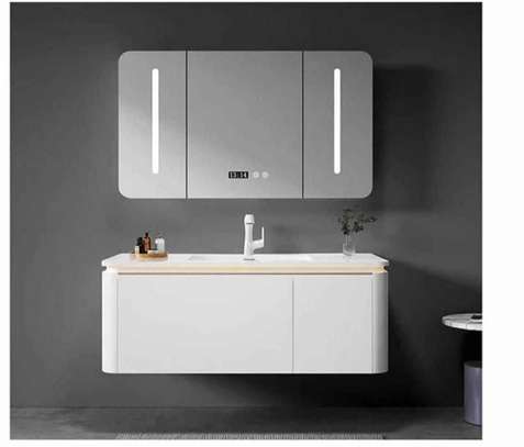 Meuble salle de bain  LED avec rangements image 3