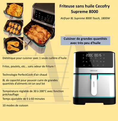 Friteuse sans huile simple ou double compartiment image 6