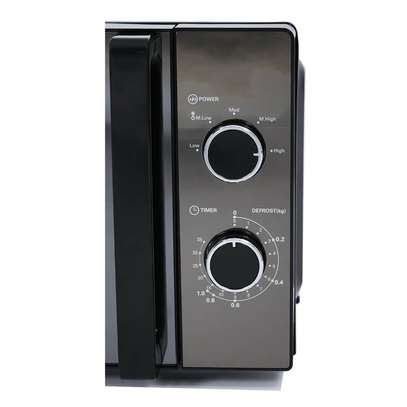 MICRO ONDE 20LITRES ASTECH MANUEL NOIR 20MAD4IA image 2