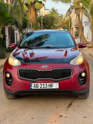 Kia Sportage SUV compact rouge dynamique image 3