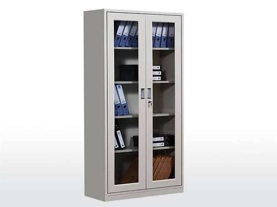 ARMOIRE METAL HAUT PORTE VITRE image 3