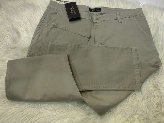 Pantalon Polo Ralph Lauren beige et kaki casual chic image 3