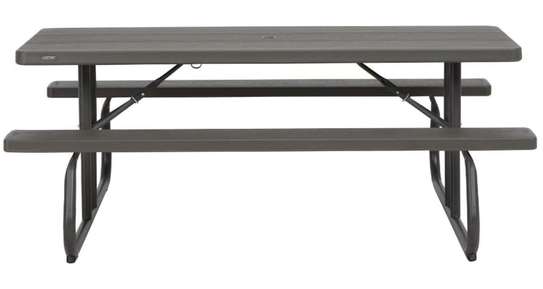 Table pliante LIFETIME avec banc intégré (8 personnes) image 2