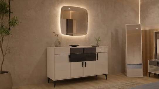 CHAMBRE A COUCHER AMOIRE 8BATTANTS 7PIECES VIP NOVA BEIGE image 4