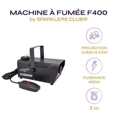 Machine à brouillard 400W avec Liquide 1L Inclus image 4