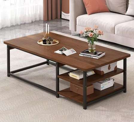 Table basse bois naturel image 7