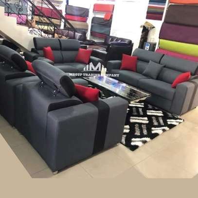 Salon 7places en similicuir et en tissu image 13