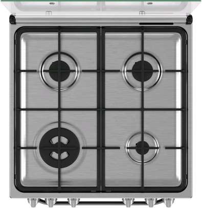 CUISINIERE HOTPOINT 4FEUX A GAZ 60X60 FOUR A GAZ GRIS image 3