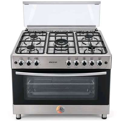 CUISINIERE ELACTRON 5FEUX 90X60 INOX EL6090 image 3