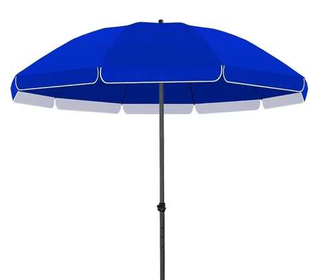 Parasol Bleu – Ø 1,8 m avec Housse image 2