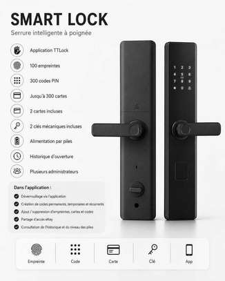Serrure électronique connectée avec empreinte image 4