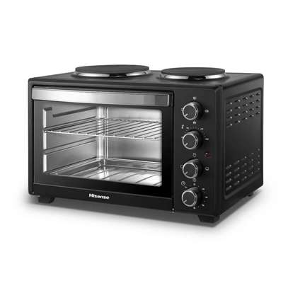 FOUR 28LITRES HISENSE AVEC 2FEUX ELECTRIQUE EN HAUT NOIR image 3