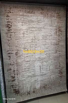 Tapis grand format design floral neutre image 10