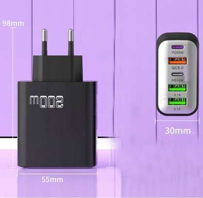 Chargeur USB rapide GaN 200W à 5 ports image 7
