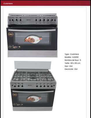 Cuisinière Plaque cuisson gaz 5 feux 75x45 cm image 4