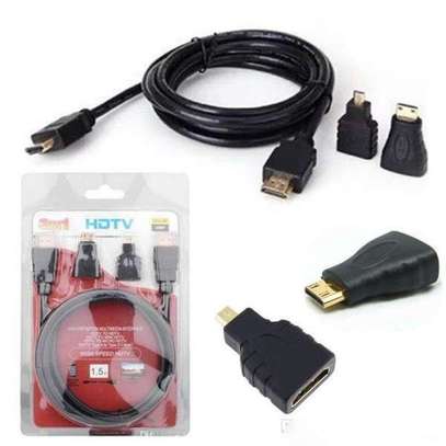 Câble Multifonction Haute vitesse Hdmi 3 en 1 image 4