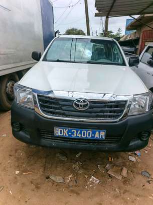 Toyota Hilux pick-up double cabine blanc robuste 2014 image 5