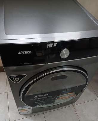 Aitech machine à laver séchante gris métal image 2