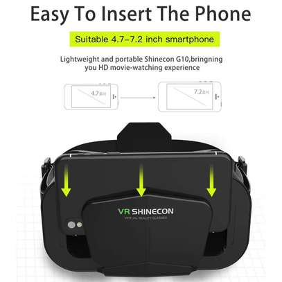 VR Shinecon Casque VR Smartphone Noir Sangles Ajustables image 5