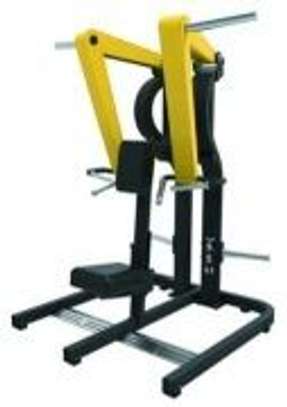 Appareil musculation dos jaune noir robuste métal image 3