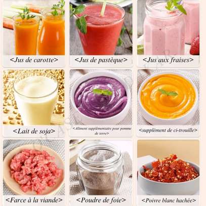 Mixeur d’aliments bébé avec pots de conservation image 5