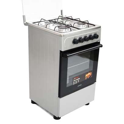 CUISINIERE 4FEUX ASTECH 50X50 A GAZ GRIS CSL50DAS14 image 4