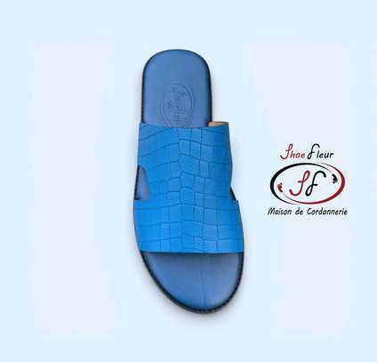 Chaussure homme sandale en cuir modèle MBAYE image 2