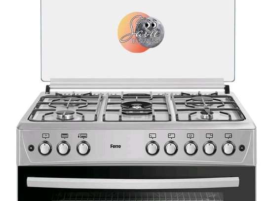 CUISINIERE FERRE 5FEUX 90X60 A GAZ GRIS F9P50G2DI image 2