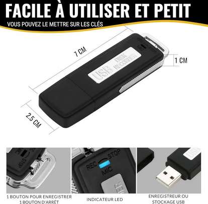 ENREGISTREUR VOCAL NUMERIQUE 8Go ET  96H D'autonomie image 5