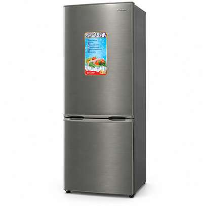 REFRIGERATEUR 400LITRES SHARP COMBINE 3TIROIRS GRIS image 3
