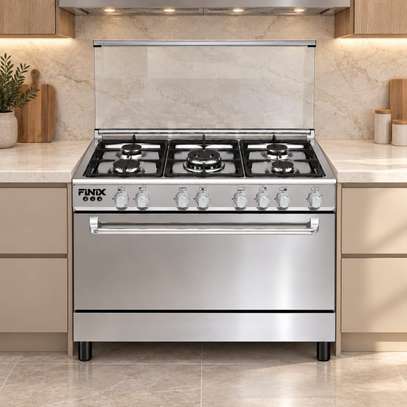 CUISINIERE 5FEUX FINIX 90X60 INOX G95NDM (62V12T2G1X) image 3