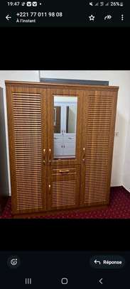 Armoire marron,noire ,gris et blanc image 11