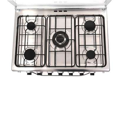 CUISINIERE 5FEUX ASTECH 80X60 A GAZ AVEC FOUR A GAZ image 2