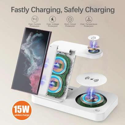 Station de Charge Sans Fil 10-15W Multi Appareils image 4