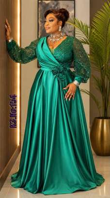 Robe soirée satin image 3