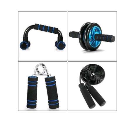 Kit Musculation 5 en 1 Ab Roller + Accessoires Fitness image 2