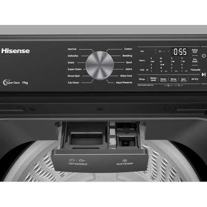 MACHINE A LAVER 17KG  HISENSE TOP LOAD WT3T1723UB image 3