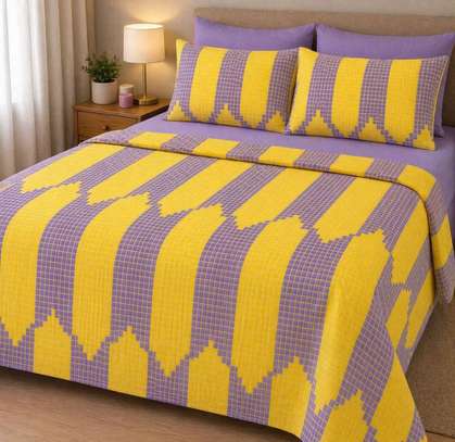 Draps de lit 100% coton blanc image 5