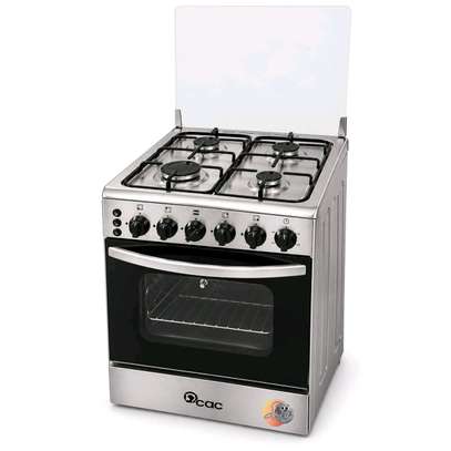CUISINIERE CAC 4FEUX 50X50 FULL OPTION INOX CAC50F image 2