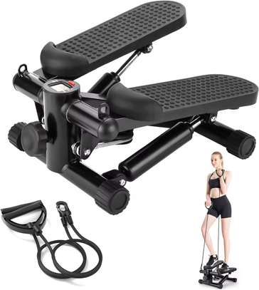 Mini Stepper Fitness avec Élastiques & Compteur image 3