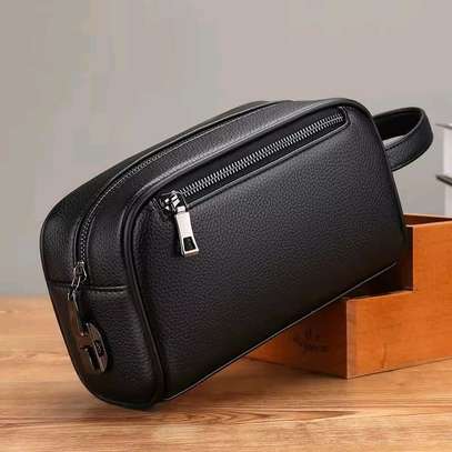 Sac à main en cuir pour homme image 5